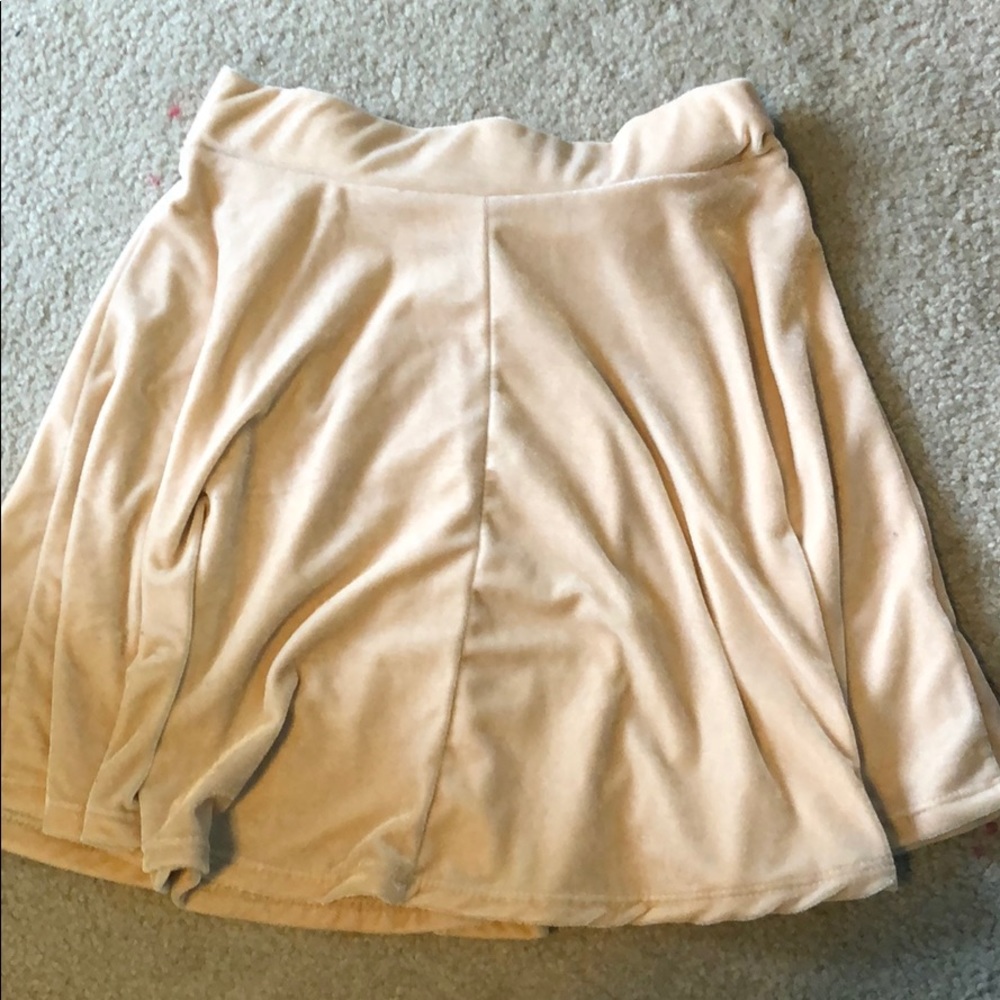 Pink mini skirt!